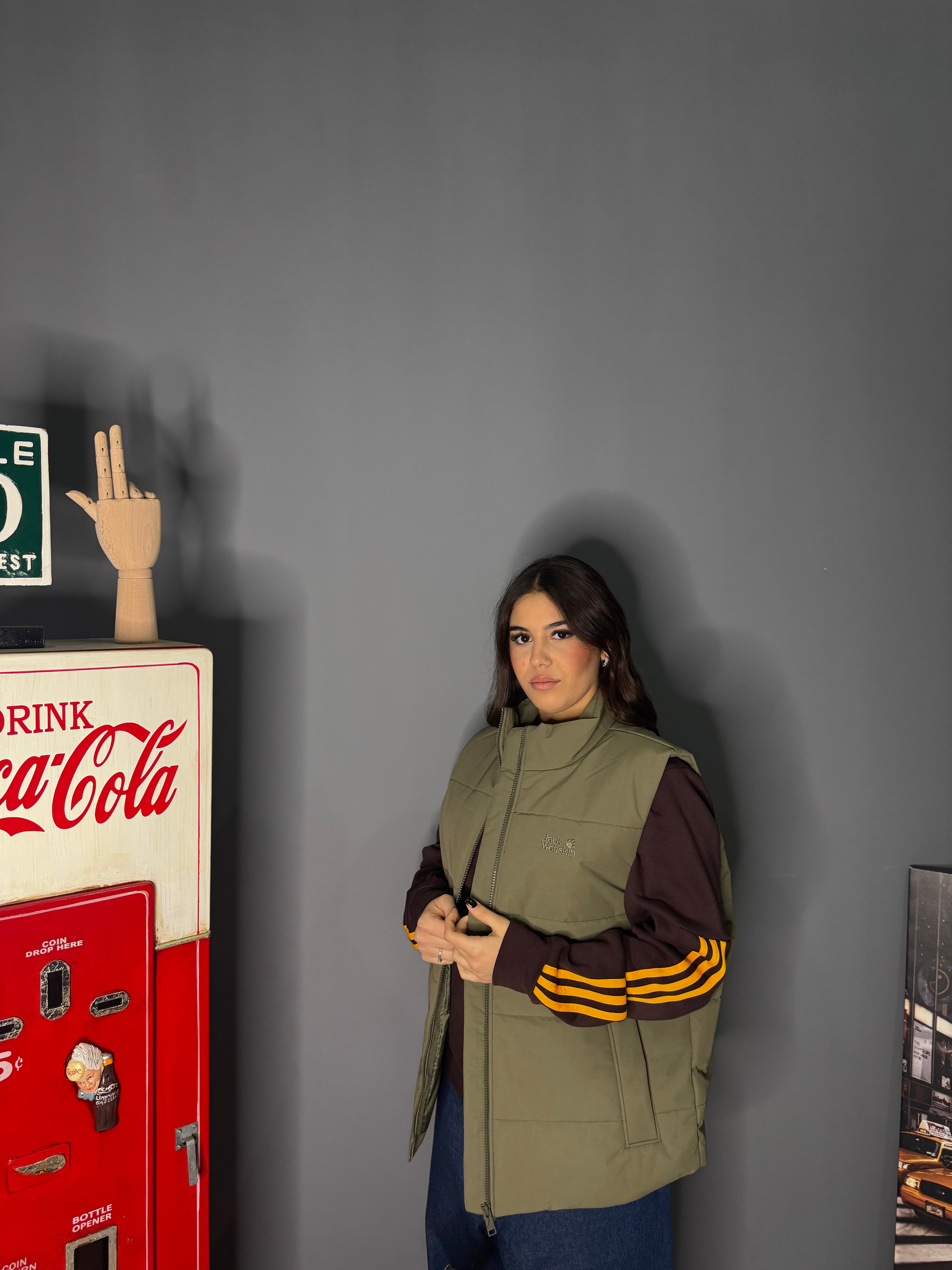 Piumino smanicato outlet jack wolfskin