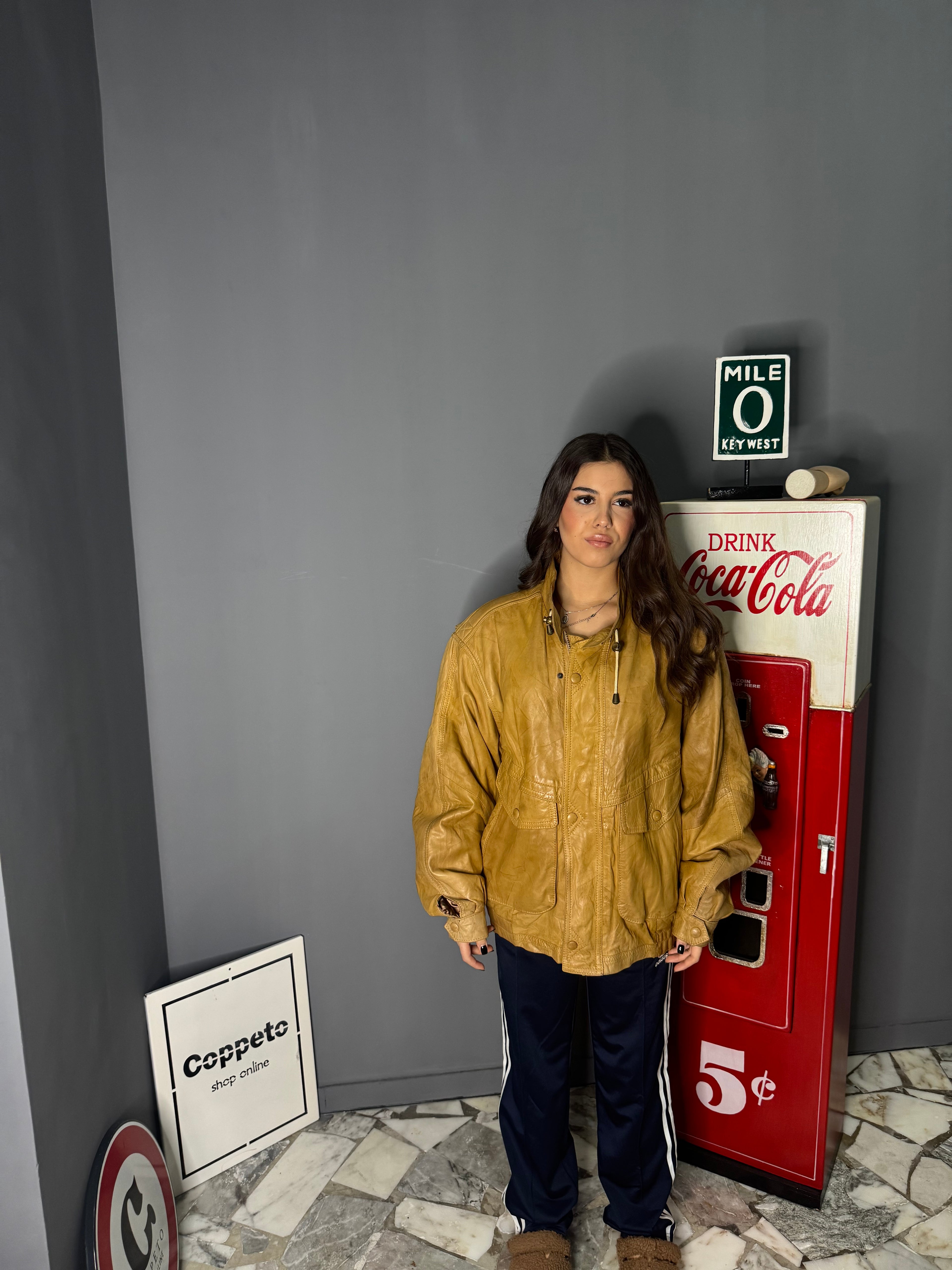 Giacca in vera pelle