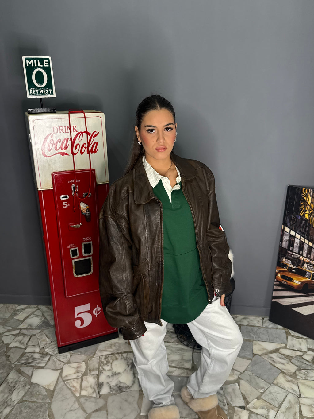 Giacca in vera pelle