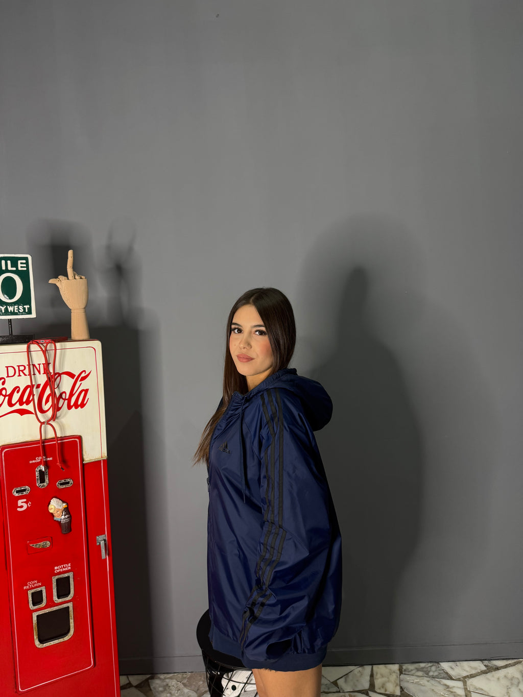 Piumino e felpa 2in1 Adidas