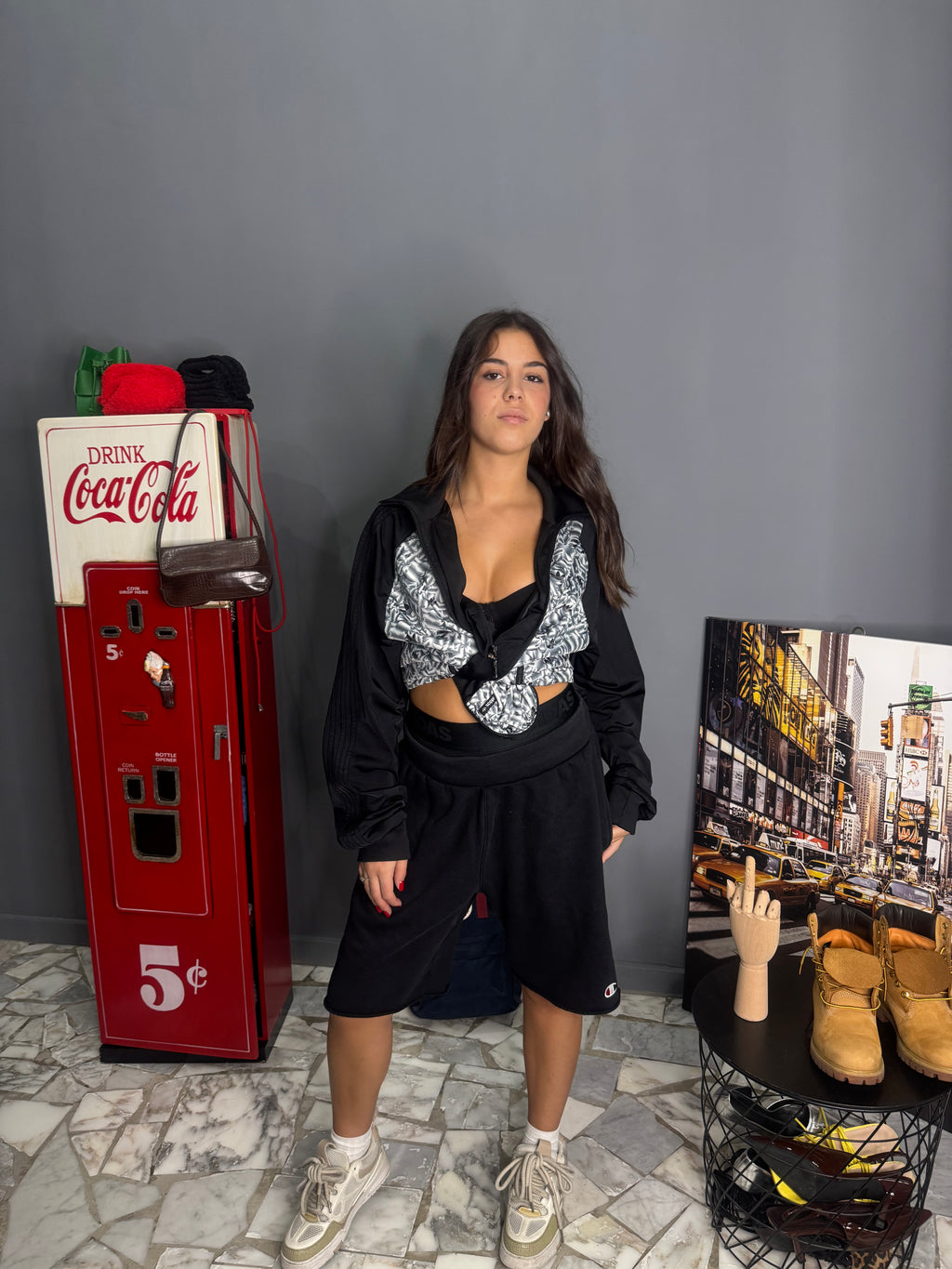 Felpa Adidas in zip