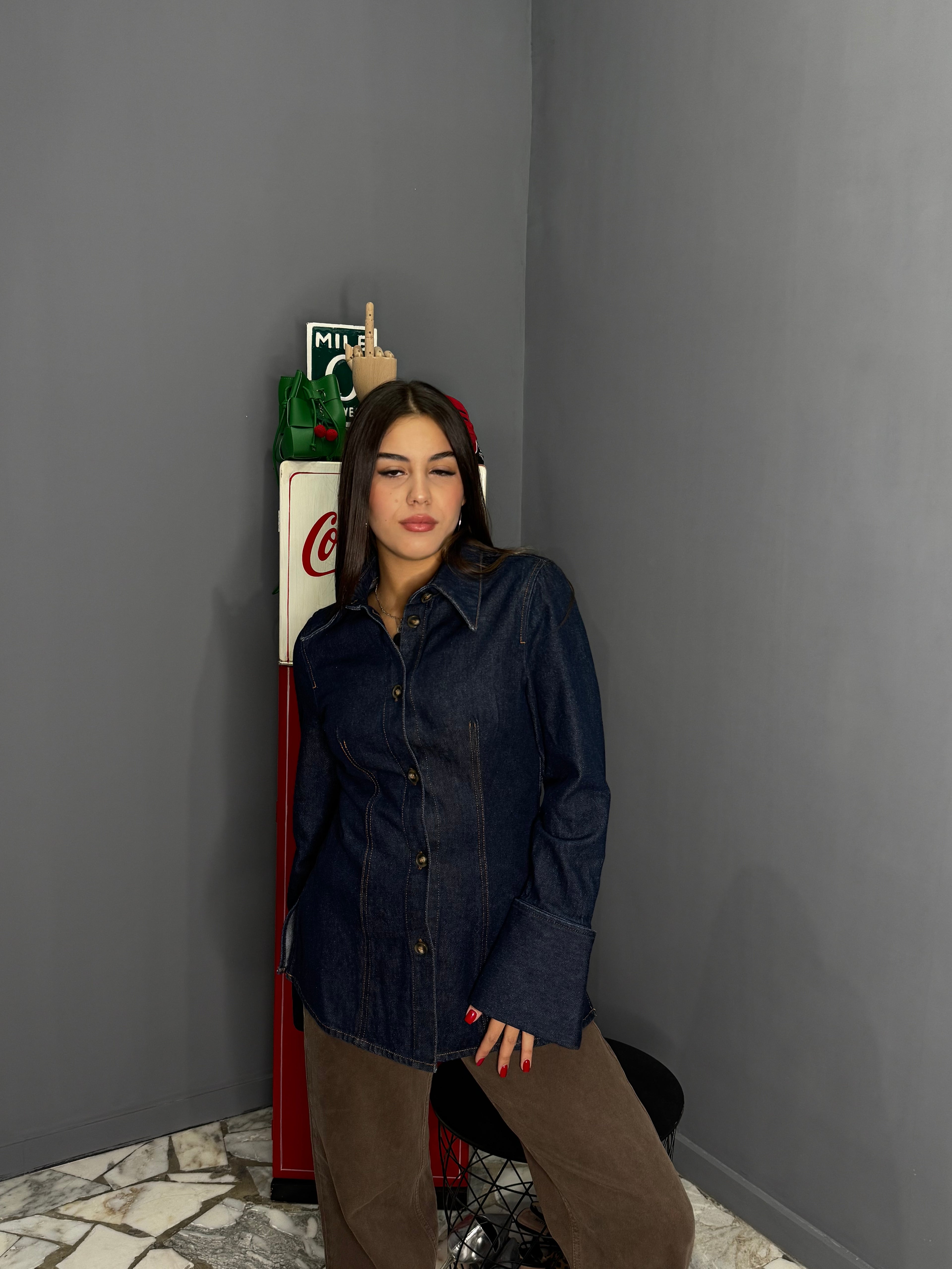Camicia in denim outlet H&M