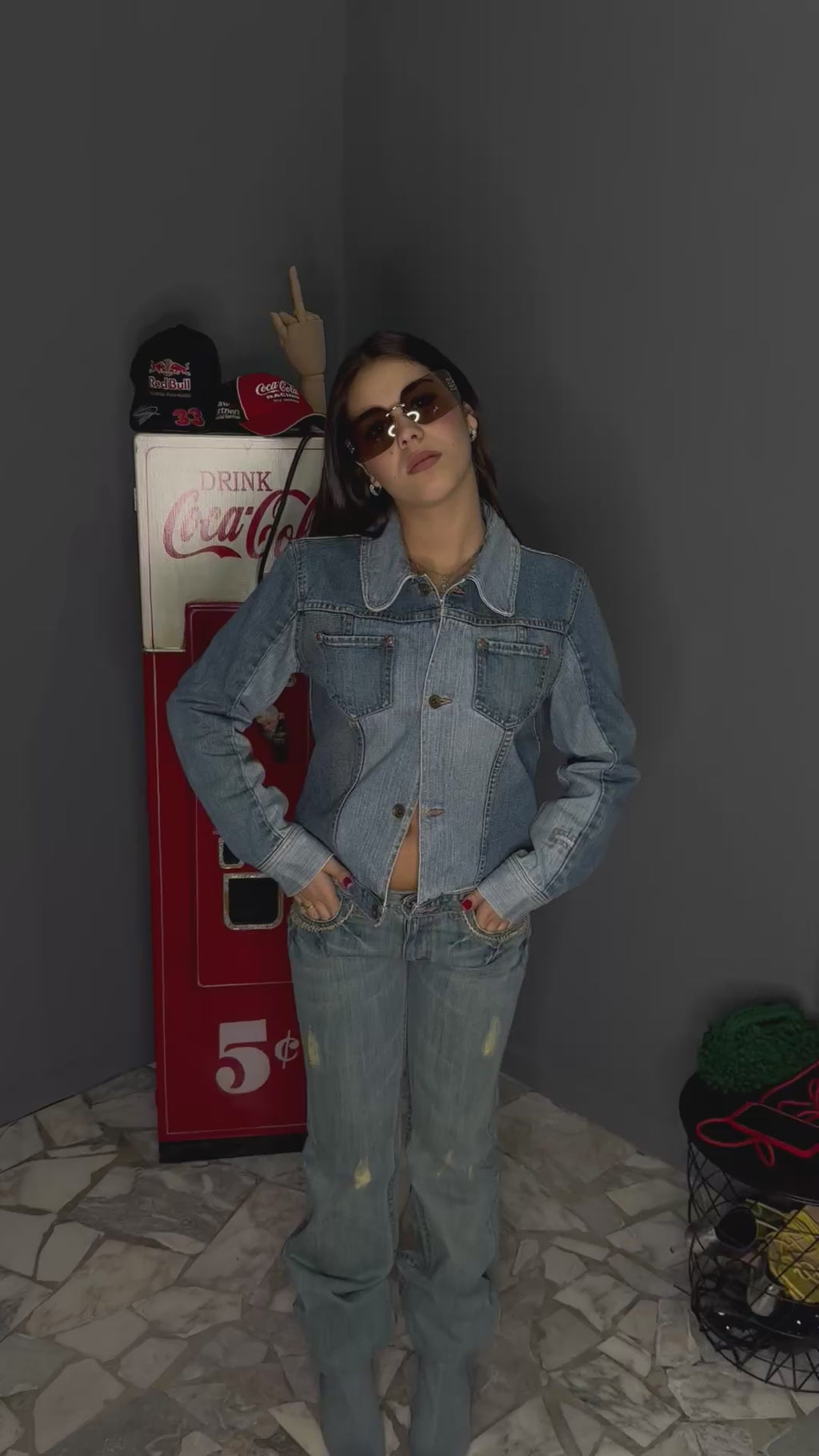Giacca in jeans, anni 2000 vintage