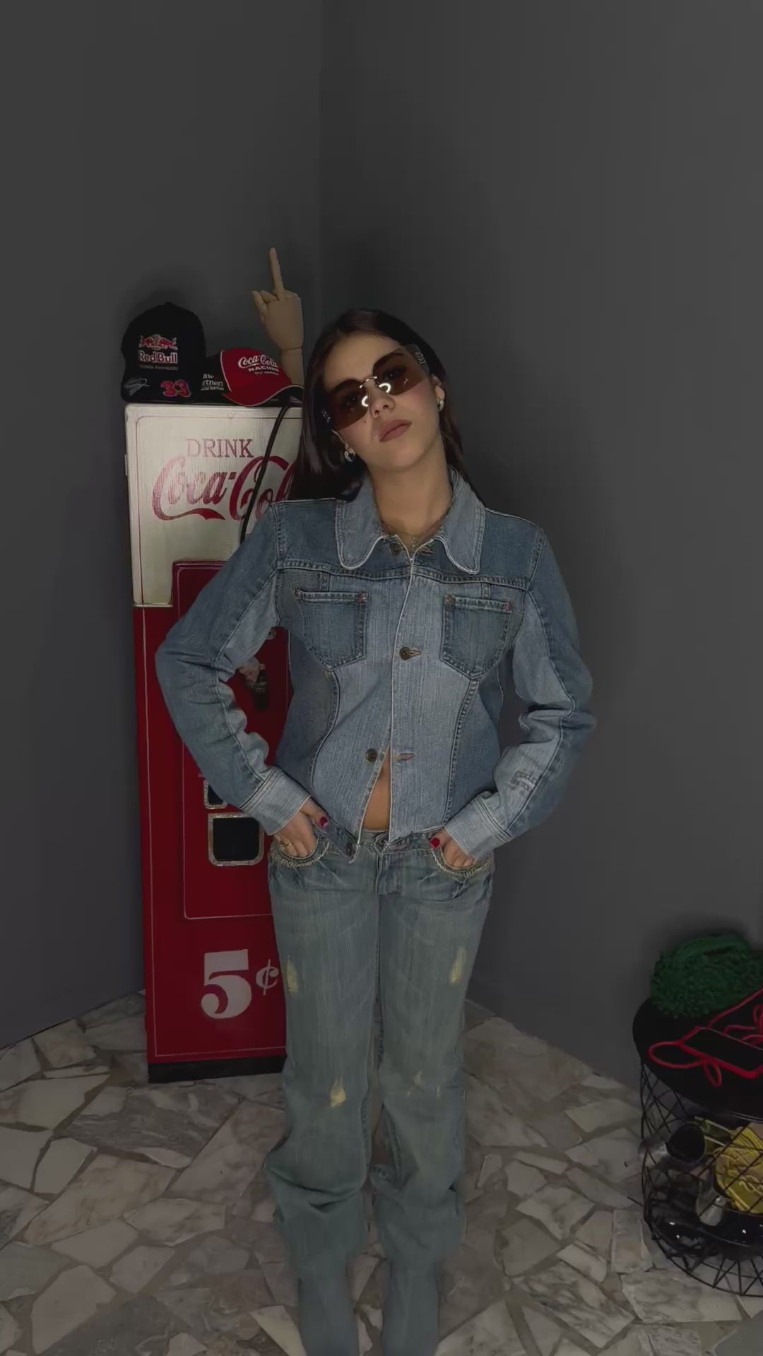 Giacca in jeans, anni 2000 vintage