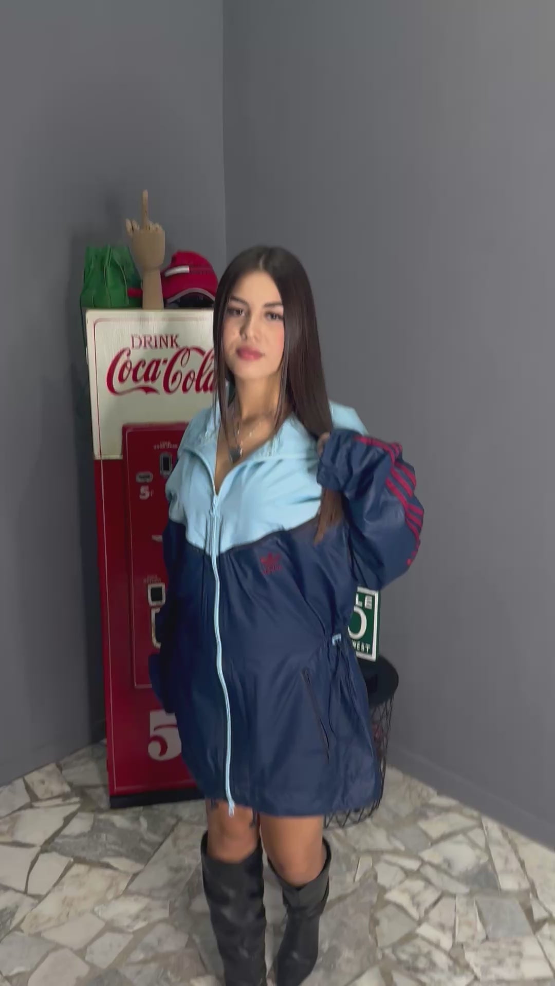 Trench Adidas impermeabile