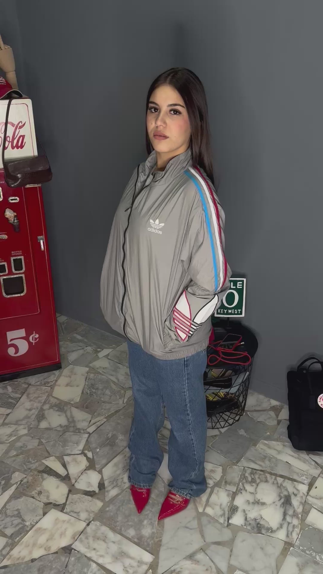 Giacca, anti vento, Adidas