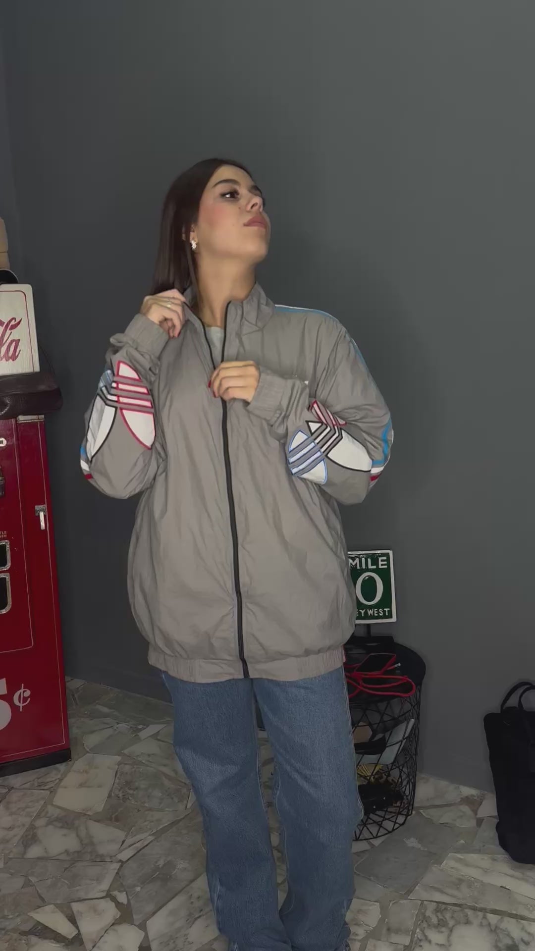 Giacca, anti vento, Adidas